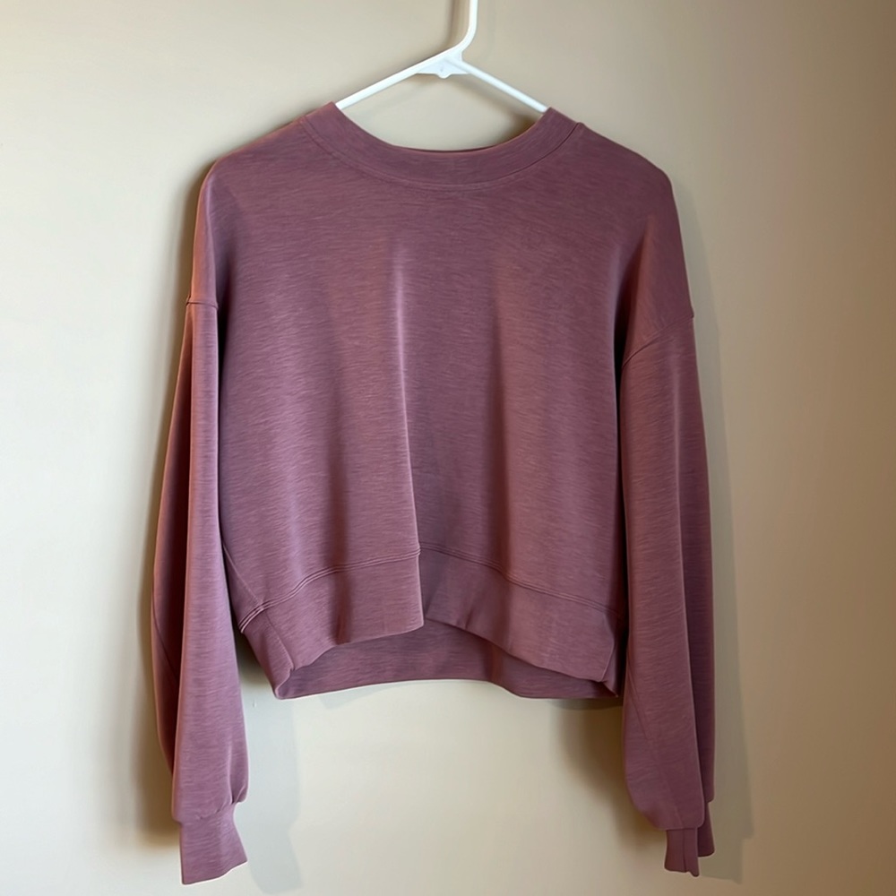 Lululemon Softstreme Perfectly Oversized Cropped Crew